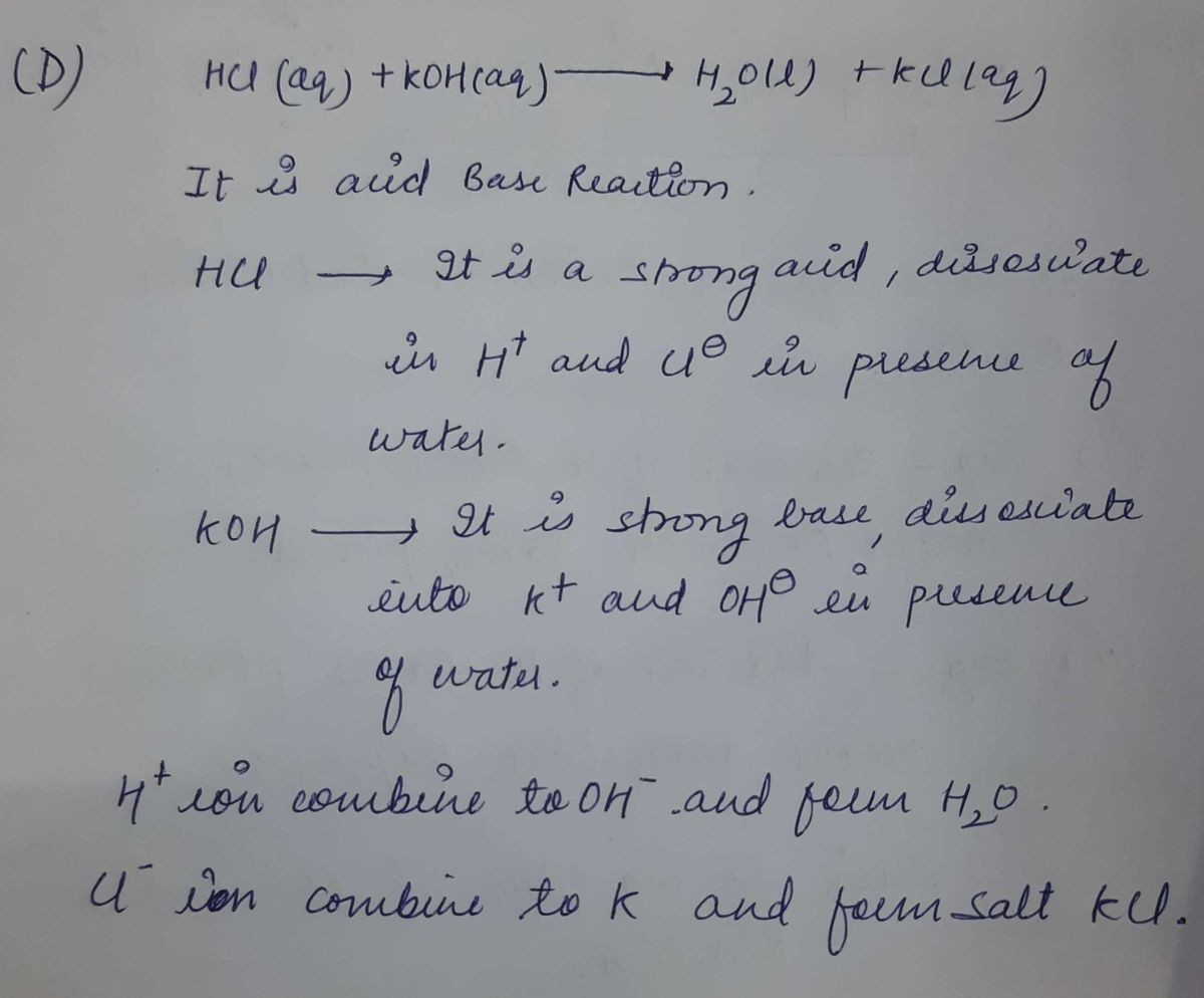 Chemistry homework question answer, step 1, image 1